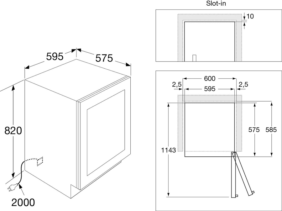ETNA WKO546 Wijnklimaatkast  5