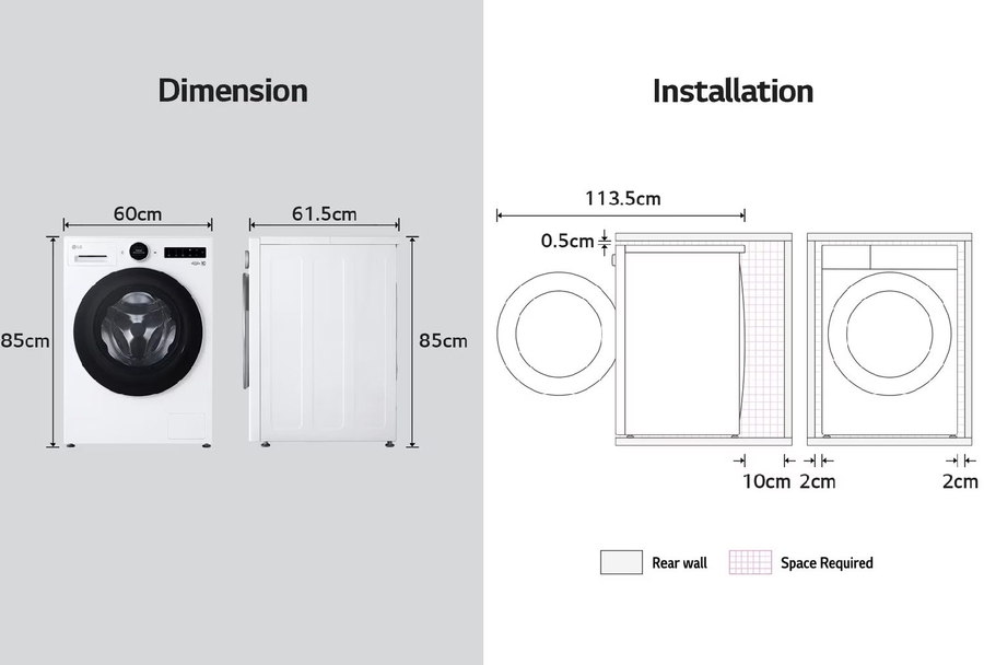 LG F4WX809Y Wasmachine 10