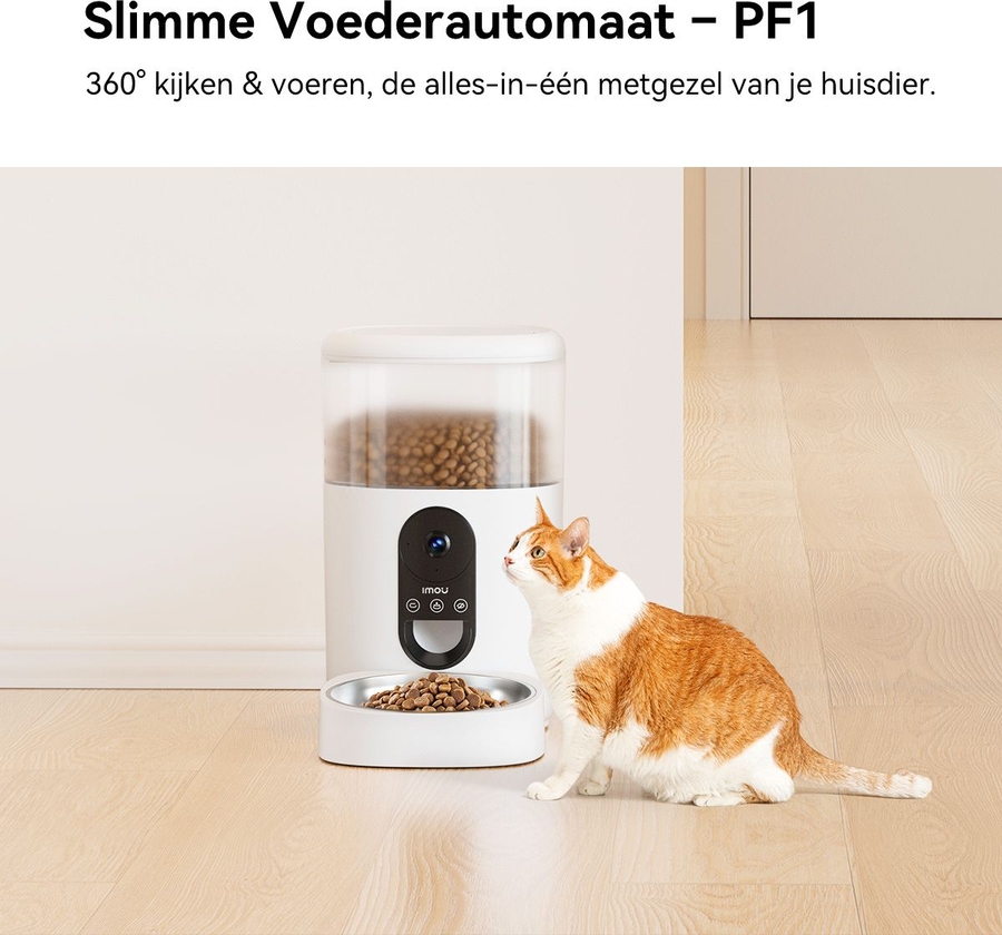 Imou PF1 Slimme Voedseldispenser – Automatische Voerautomaat met Camera & App-bediening 11
