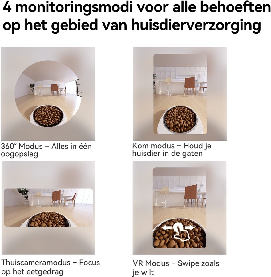 Imou PF1 Slimme Voedseldispenser – Automatische Voerautomaat met Camera & App-bediening 21