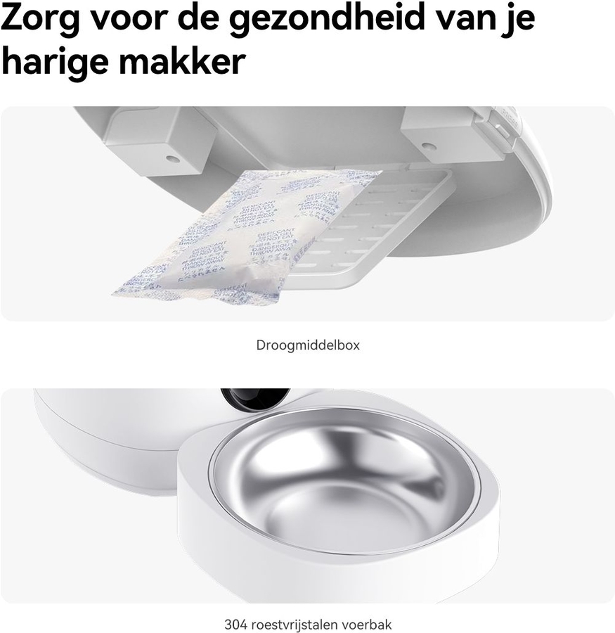 Imou PF1 Slimme Voedseldispenser – Automatische Voerautomaat met Camera & App-bediening 23