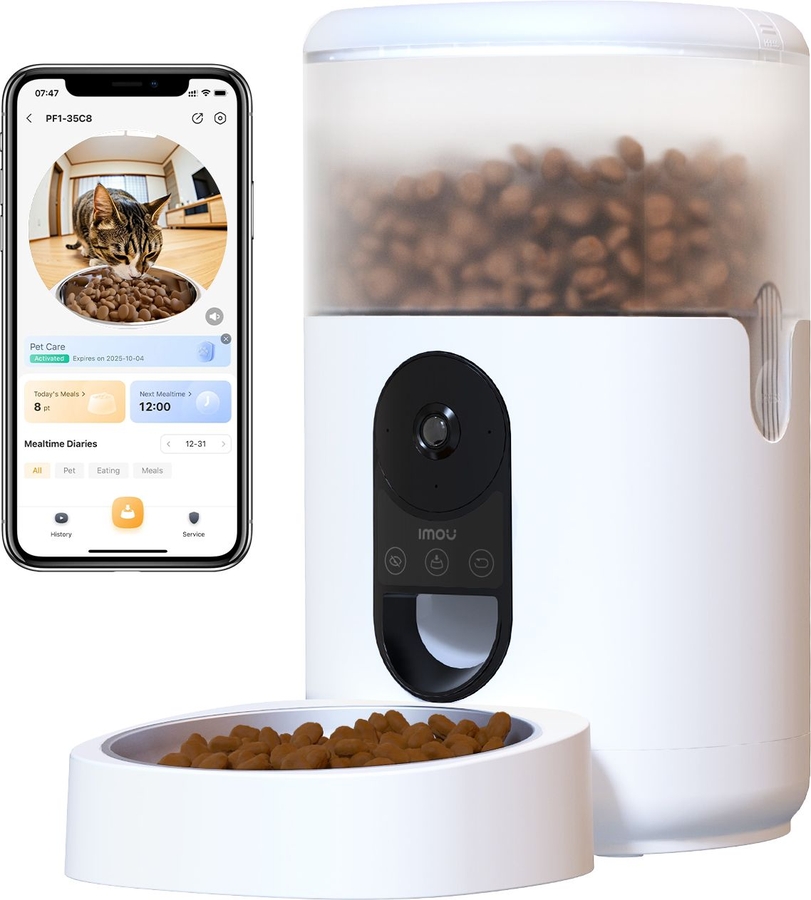 Imou PF1 Slimme Voedseldispenser – Automatische Voerautomaat met Camera & App-bediening 8