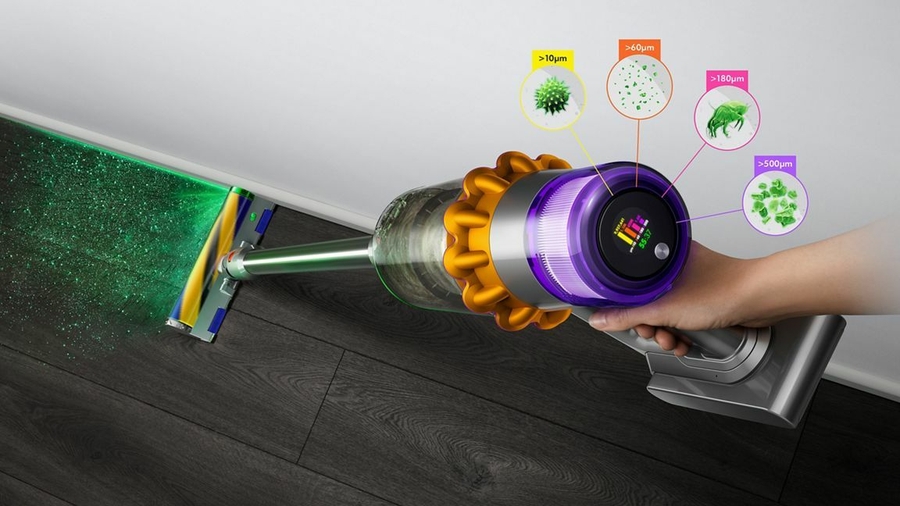 Dyson V15 Detect Fluffy Steelstofzuiger 12