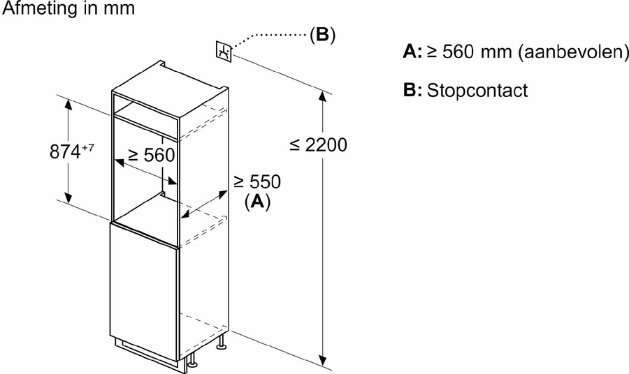 BOSCH KIR21EFE0 Serie 4 EXCLUSIV Inbouw Koelkast 16