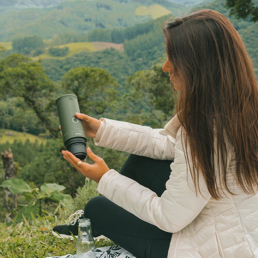 OutIn Nano Draagbare Espresso Machine - Forest Green 10