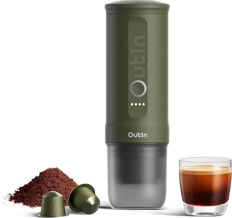 OutIn Nano Draagbare Espresso Machine - Forest Green 13