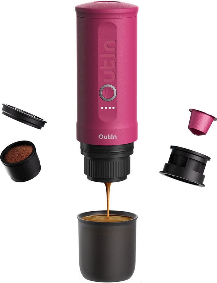 OutIn Nano Draagbare Espresso Machine - Crimson Red 3