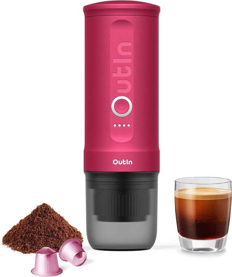 OutIn Nano Draagbare Espresso Machine - Crimson Red 4