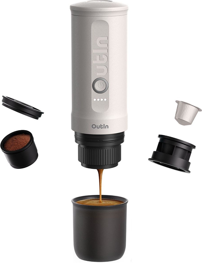 OutIn Nano Draagbare Espresso Machine - Pearl White 3
