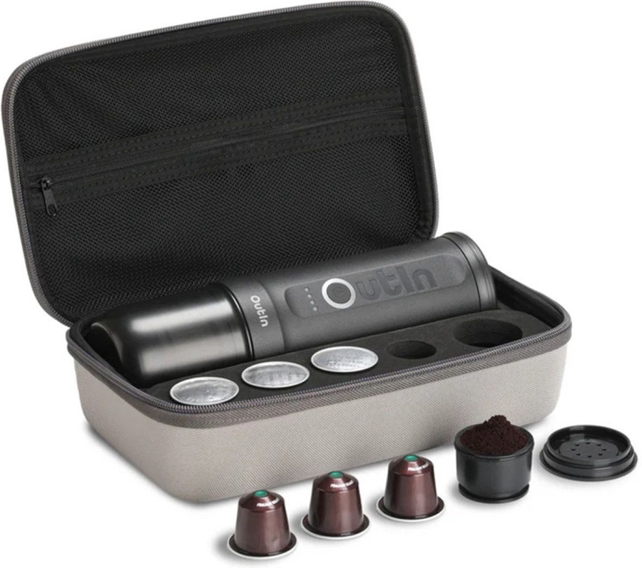 OutIn Nano Draagbare Espresso Machine - Cadeauset - Space Grey 3