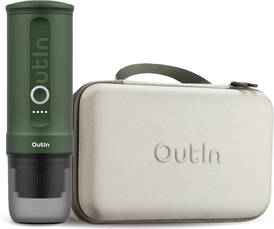 OutIn Nano Draagbare Espresso Machine - Cadeauset - Forest Green 2