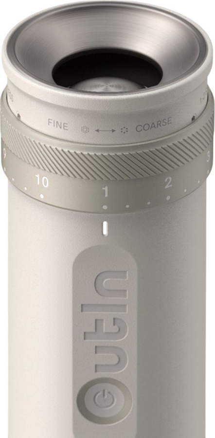 OutIn Fino Draagbare Elektrische Koffiemolen - Sandstone White 3