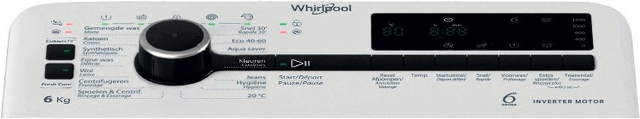 Whirlpool TDLR 6261BS BE Wasmachine 6