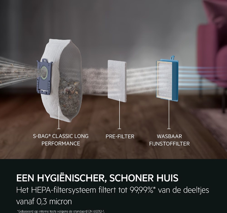 AEG AB61C3GG Clean 6000 Stofzuiger met Zak 4