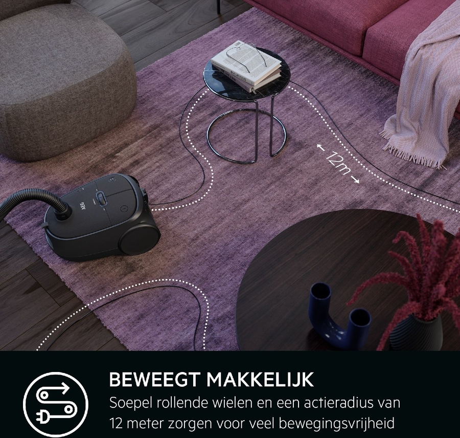 AEG AB61C3GG Clean 6000 Stofzuiger met Zak 5