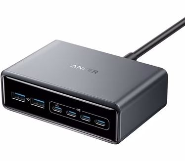 Anker Prime Wall Charger 200w, 4C/2A  Zilver  1