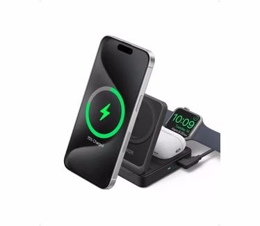 Anker MagGo Wireless Charger 15W Foldable 3-in-1 Zwart  2