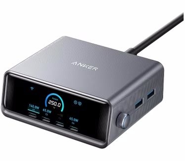 Anker Prime Wall Charger 250W, 4C/2A Zilver 3