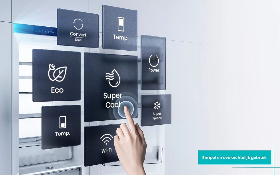 ETNA KCD8194ENF Inbouw Koel-vriescombinatie 8