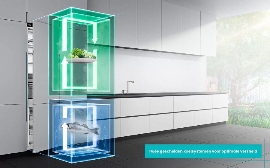 ETNA KCD9178CNF Inbouw Koel-vriescombinatie 6