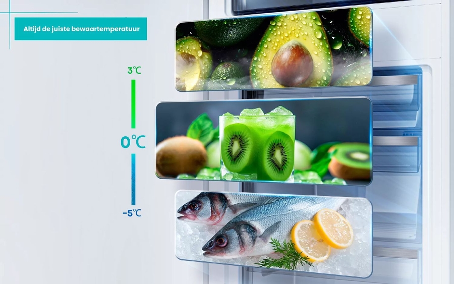 ETNA KCD9194CNF Inbouw Koel-vriescombinatie 10