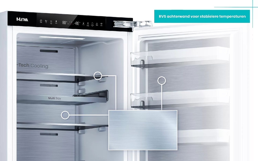 ETNA KCD9194CNF Inbouw Koel-vriescombinatie 5