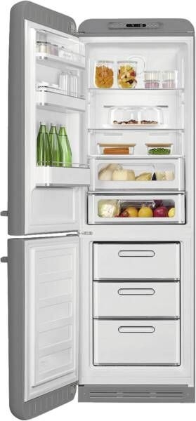 SMEG FAB32LSV6 Koel-vriescombinatie 50's Style - Zilver  2