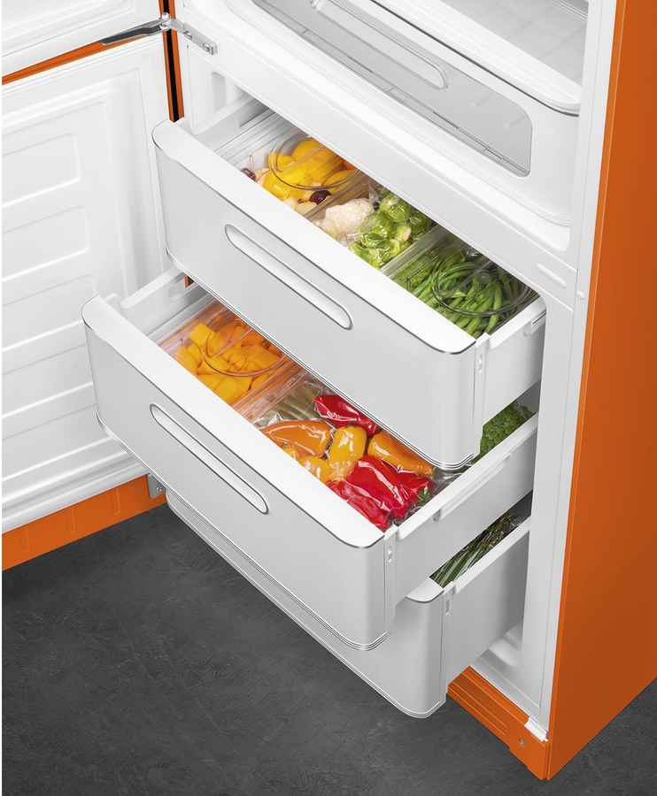 SMEG FAB32LOR6 Koel-vriescombinatie 50's Style - Oranje 8