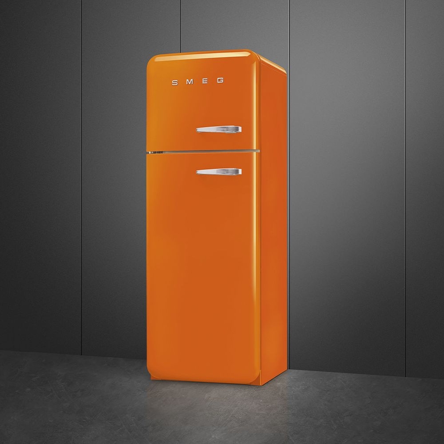 SMEG FAB30RWH6 Koel-vriescombinatie 50's Style - Oranje 5