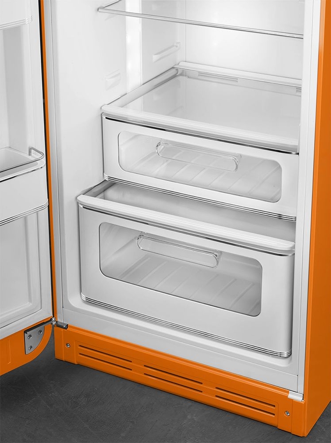 SMEG FAB30RWH6 Koel-vriescombinatie 50's Style - Oranje 8