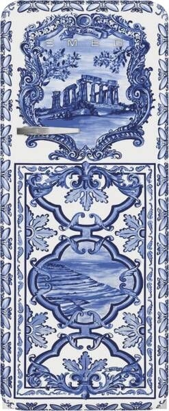 SMEG FAB28RDGME6 Koelkast - BLU MEDITERRANEO 1