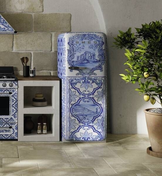 SMEG FAB28RDGME6 Koelkast - BLU MEDITERRANEO 6