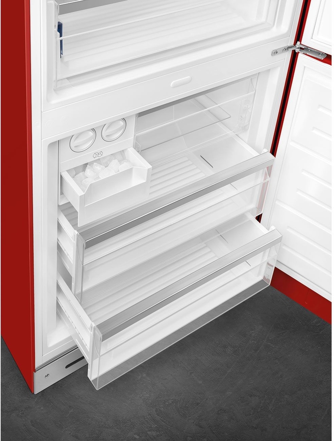 SMEG FAB38RRD6 Koel-vriescombinatie 50's Style - Rood 10