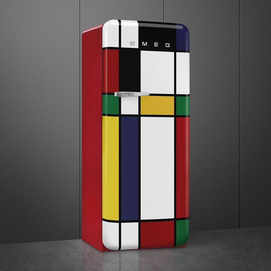 SMEG FAB28RDMC6 Koelkast 50's Style - Multicolor 2