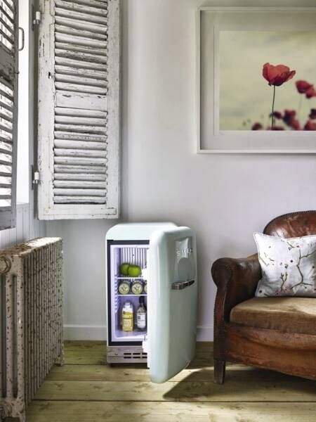 SMEG FAB5RPG6 Koelkast 50's Style - Pastelgroen 3