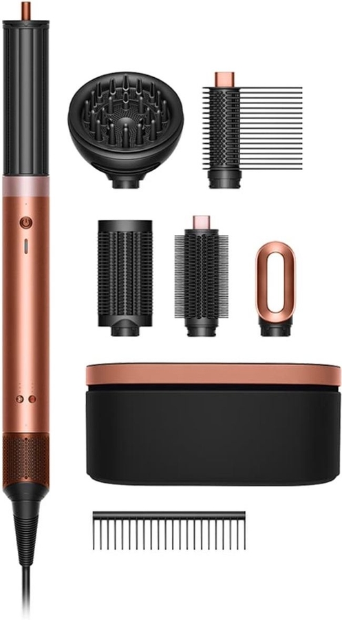 Dyson Airwrap Co-anda 2x Curly & Coily Amber Silk - Pink Champagne  2