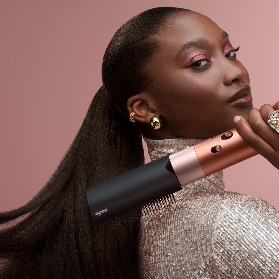 Dyson Airwrap ID Straight & Wavy Amber Silk / Pink Champagne  12