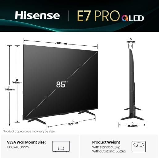 Hisense 85E79Q PRO TV (2025) 2