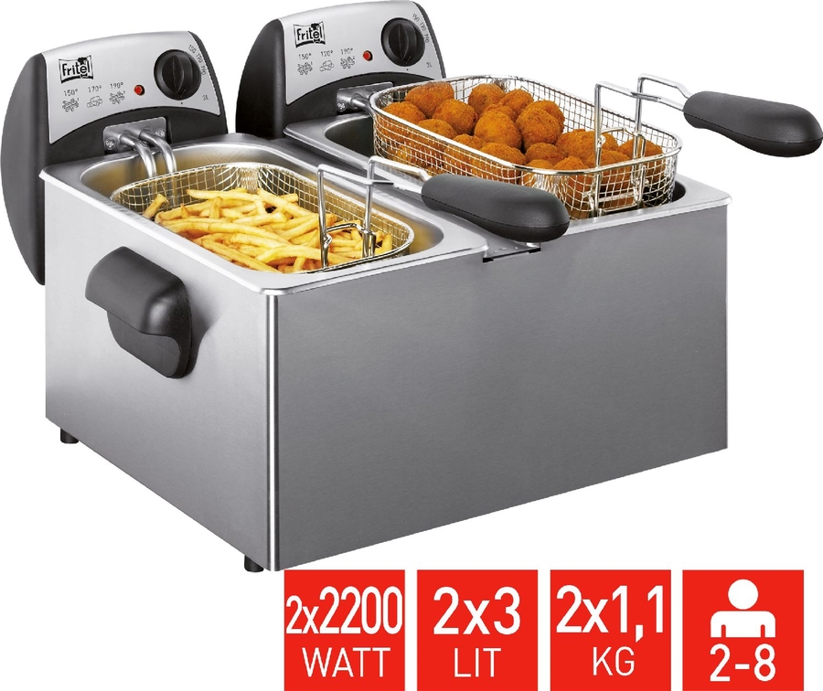 FRITEL FR 1355 Duo Friteuse 5