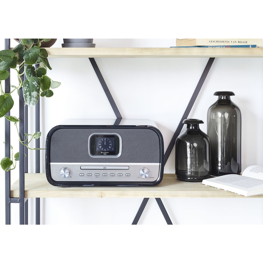 Soundmaster NMCDAB990 Stereo DAB+/FM CD-Speler, Bluetooth en USB Zwart  1