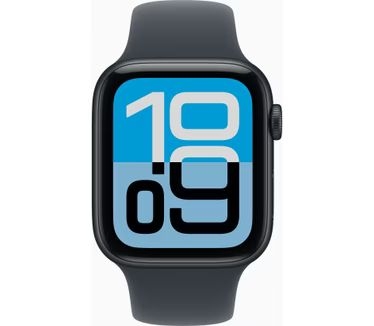 Apple Watch SE 3 44mm GPS Sportband M/L Zwart 2