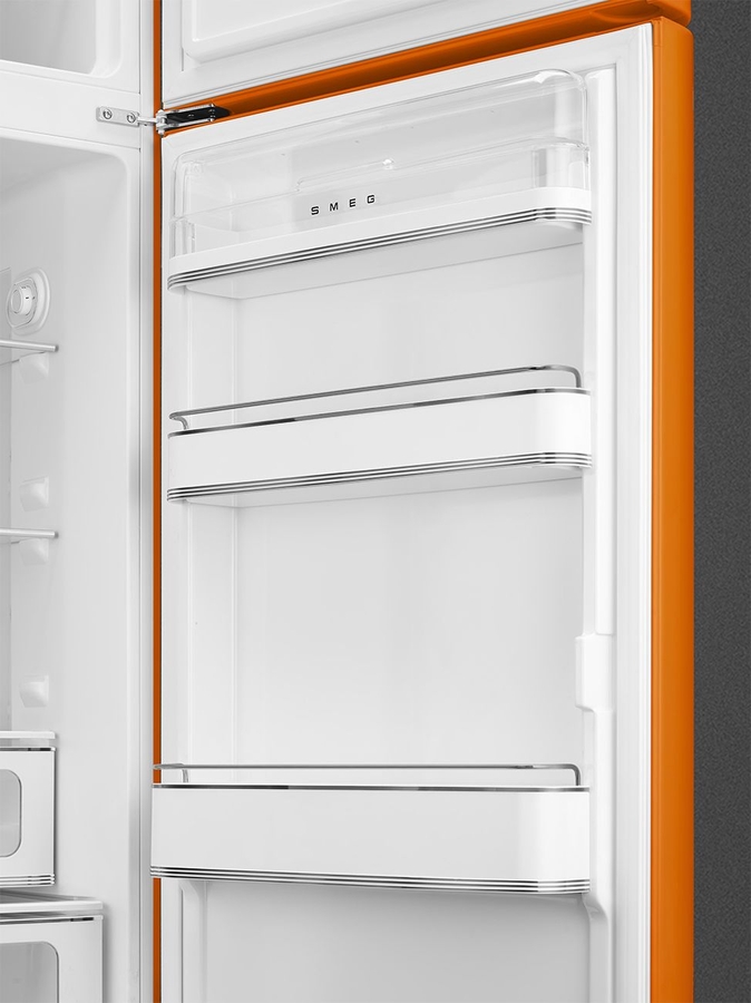 SMEG FAB30ROR6 Koel-vriescombinatie 50's Style - Oranje  7