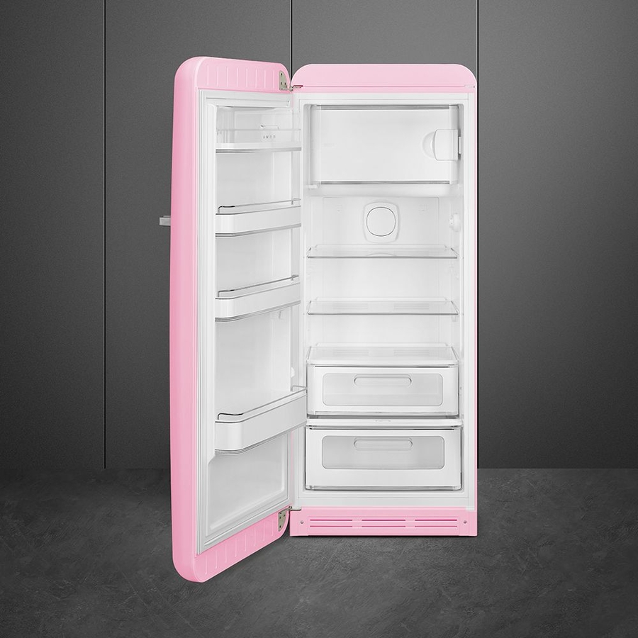 SMEG FAB28LPK6 Koelkast 50's Style - Roze 2