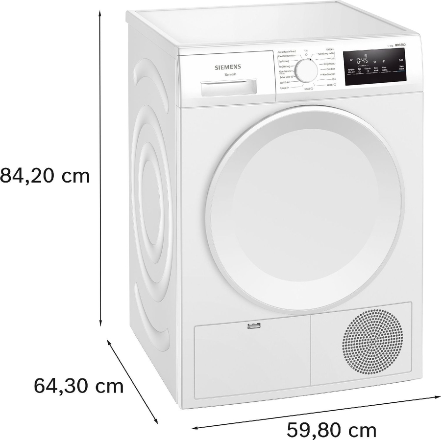 Siemens WT43H00SNL iQ300 Warmtepompdroger 17