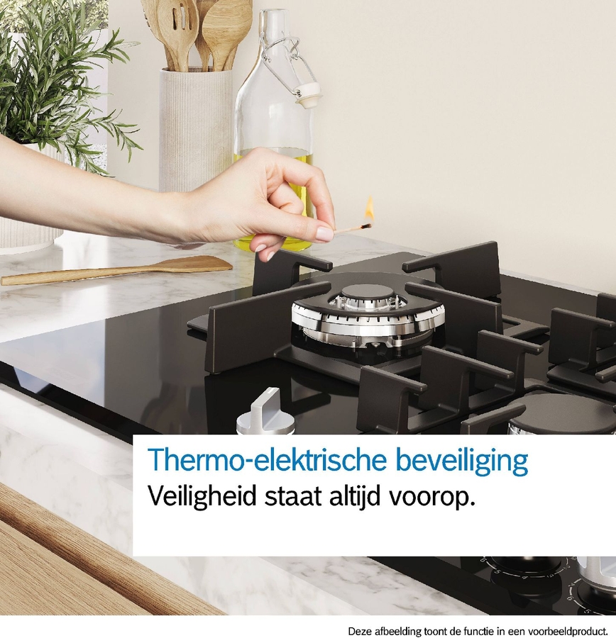 BOSCH PGH6B5K90N Serie 4 Inbouw Kookplaat 8