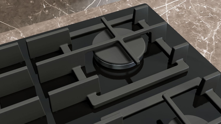 Siemens EP9A6MI40N iQ500 Gaskookplaat 6