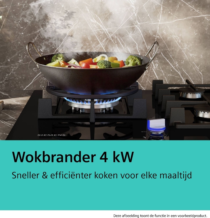 Siemens EP9A6MI40N iQ500 Gaskookplaat 9