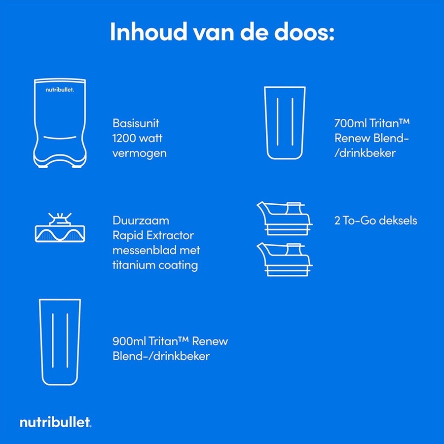 Nutribullet Ultra 1200 - RVS  9