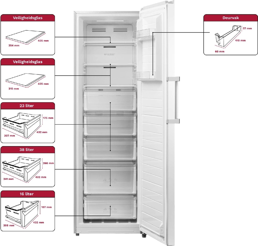 Inventum VR1850W Vriezer 6