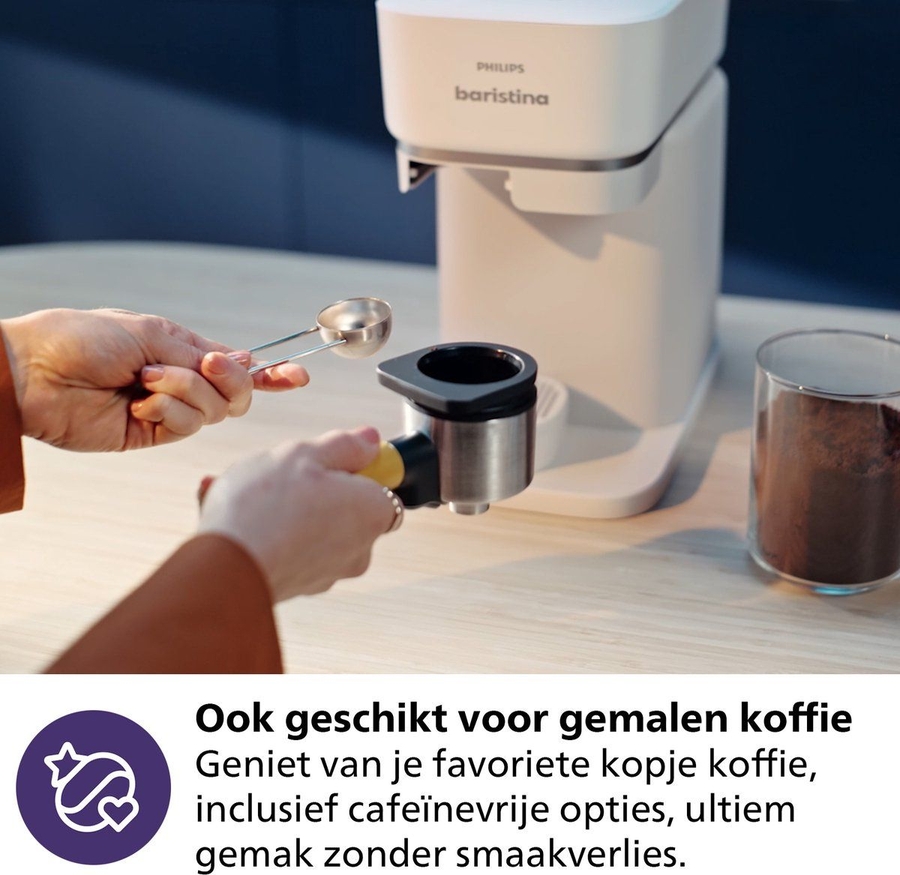Philips BAR303/00 Baristina Espresso Koffiemachine met Baristina Melkopschuimer Bundel  10